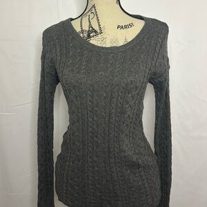 y2k American Eagle Charcoal Knit Sweater